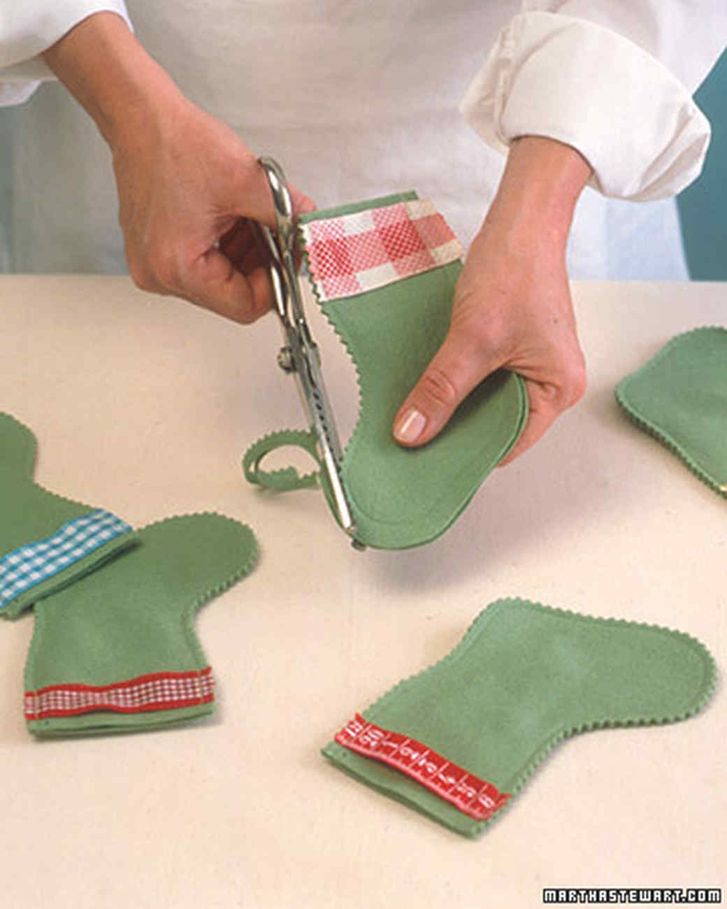Mini Stockings Martha If You Like Hang A Swag Of Stockings Without Tags Across The Mantel Tie Them Onto Gifts Or From Tree