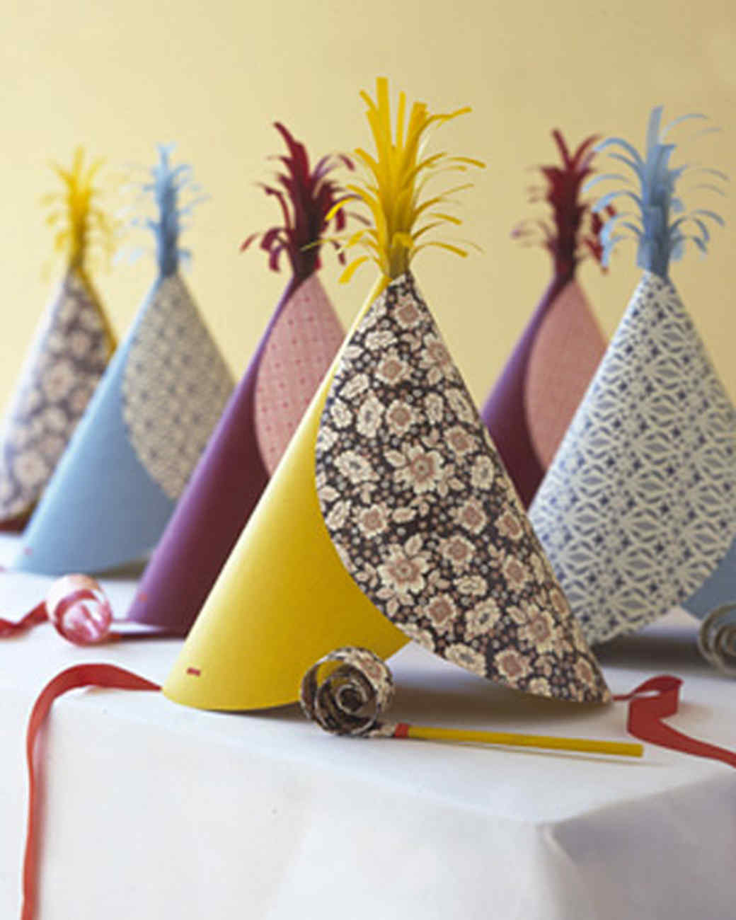 handmade new year decoration pattern blocked hats martha stewart handmade new year decoration pattern blocked hats martha stewart