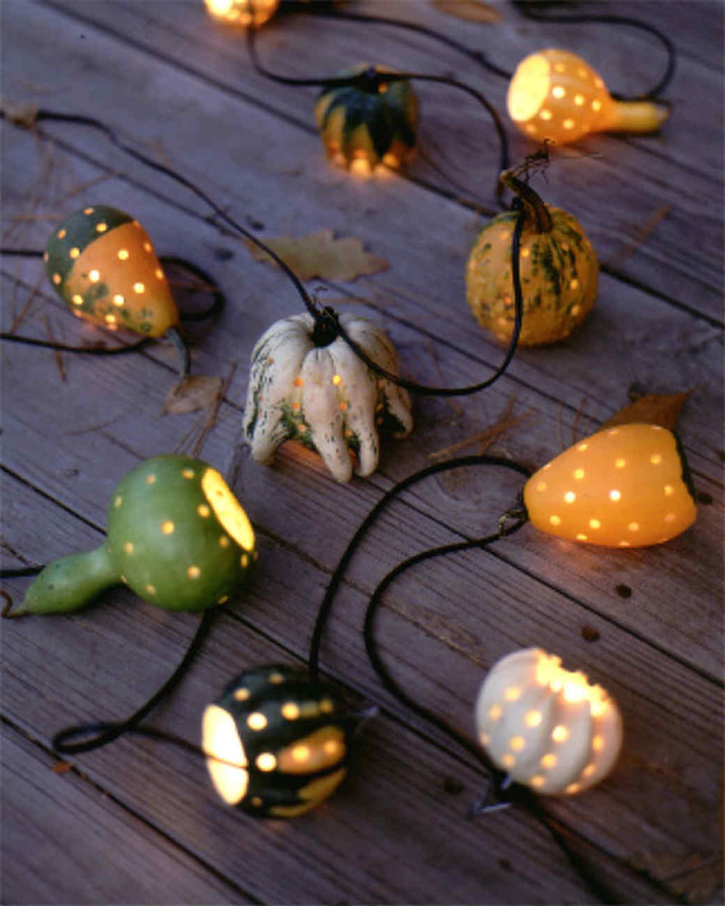 Decorative Hanging Gourd Lights Martha Stewart