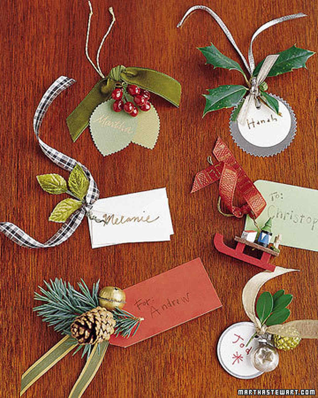 gift tags martha stewart