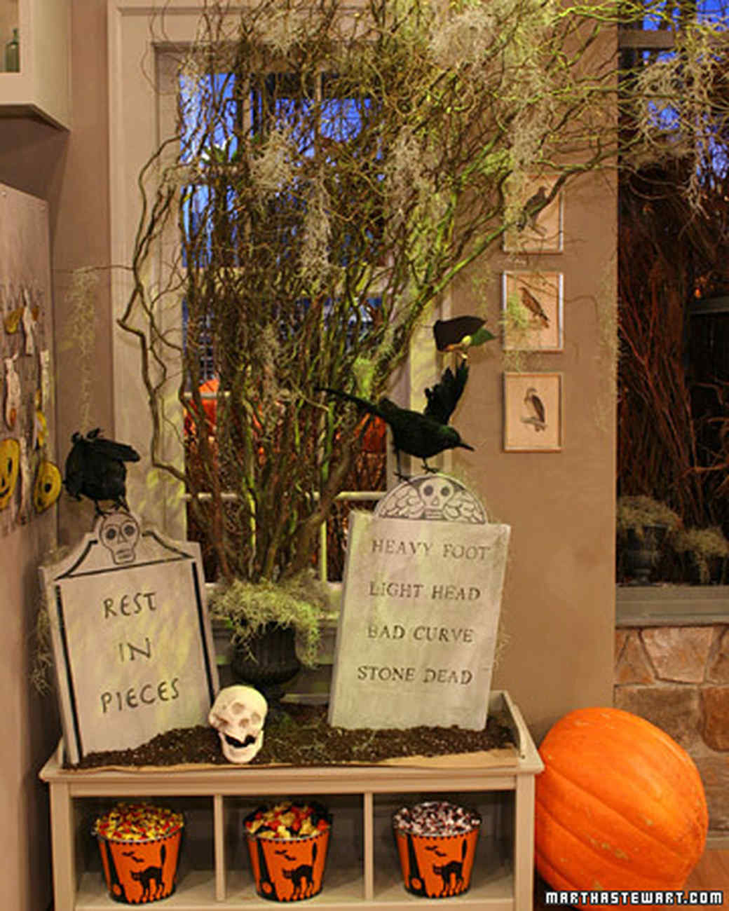 Halloween Decorations from the Show Martha Stewart