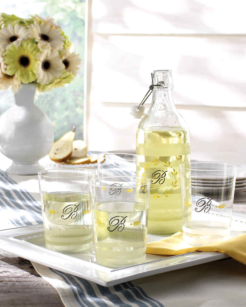 GussiedUp Glass 20 Crafts Made Using Martha Stewart Crafts Glass Paint Martha Stewart