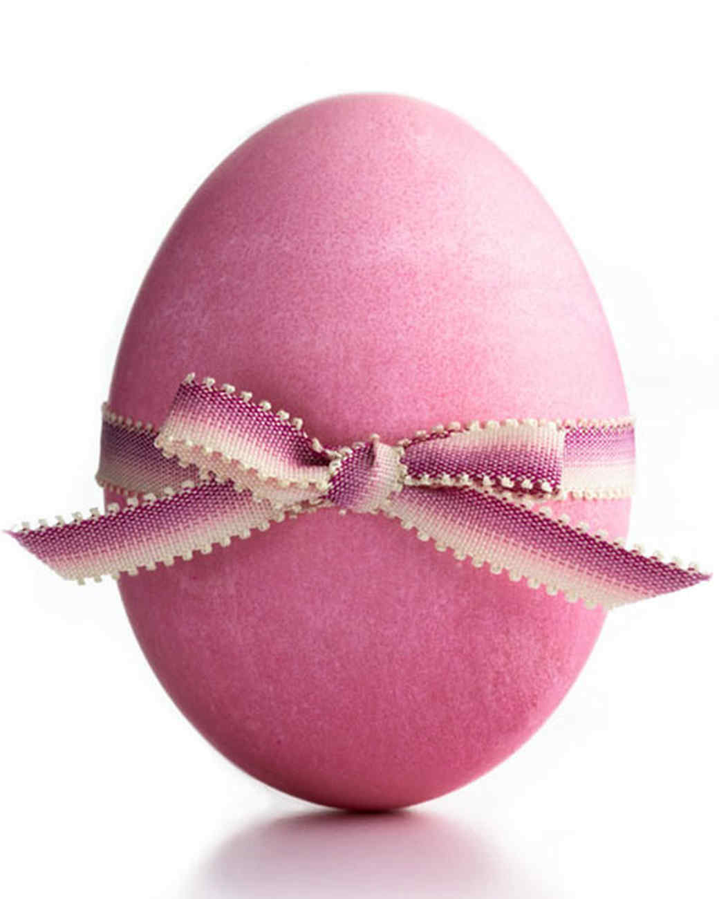 RibbonEmbellished Eggs Martha Stewart