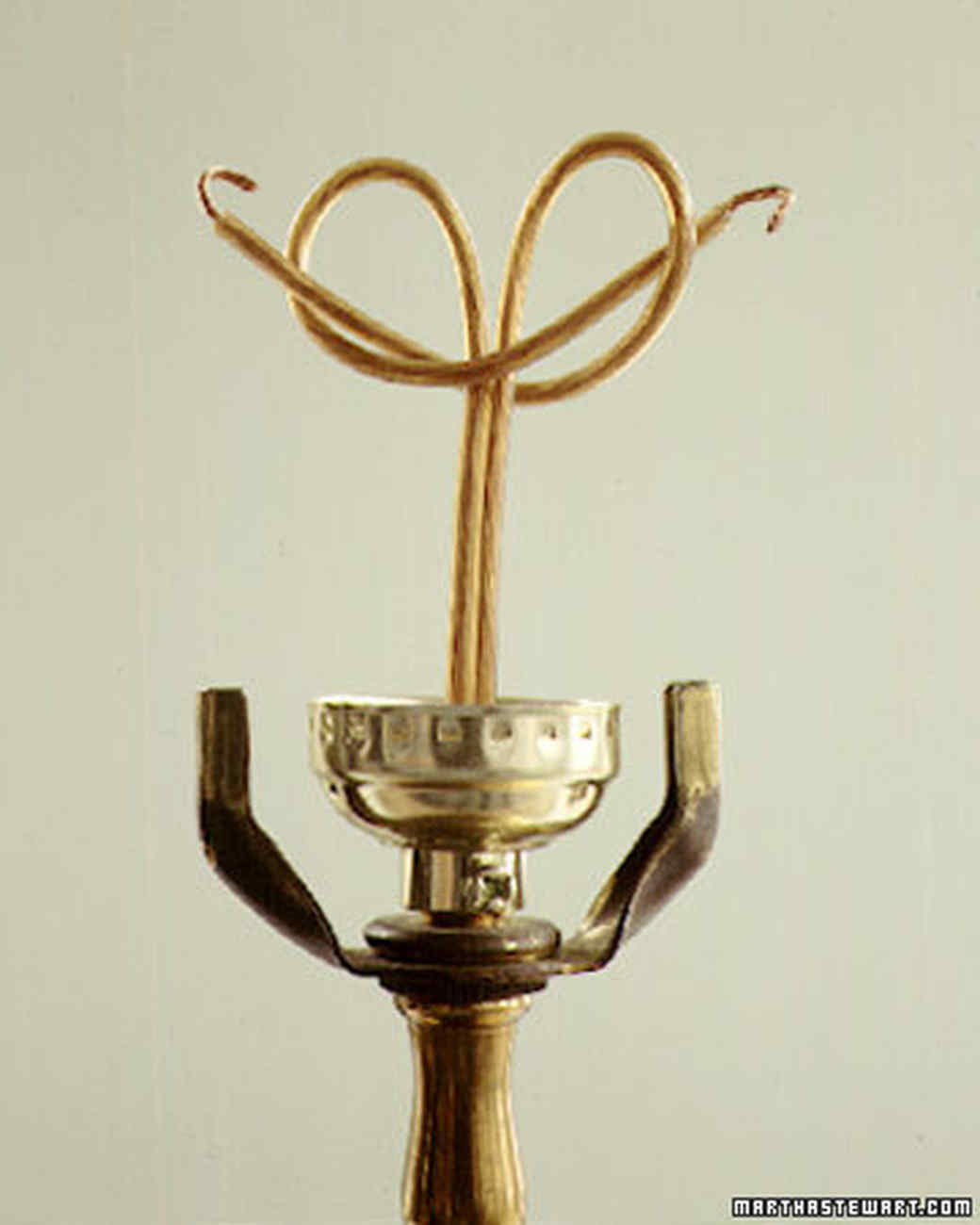Rewiring A Lamp Martha Stewart Call An Electrician To Replace The Wire Ends Copper Or Coated Is Safe Work On