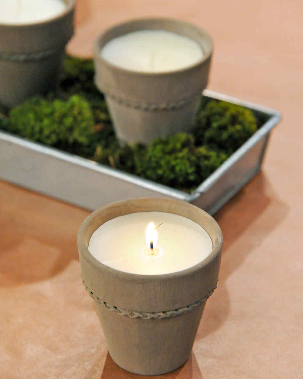 Potted Citronella Candles & Video Martha Stewart