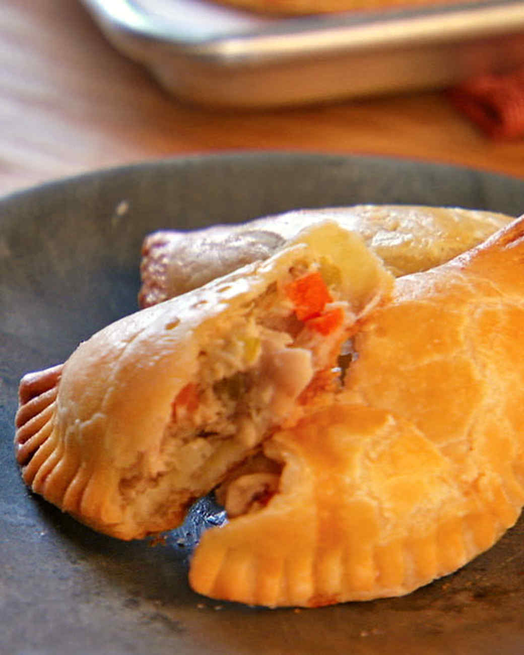 Savory Chicken Pocket Pies Recipe & Video | Martha Stewart