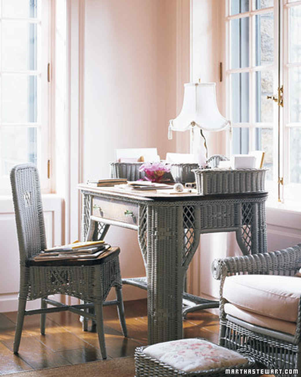 pink rooms martha stewart