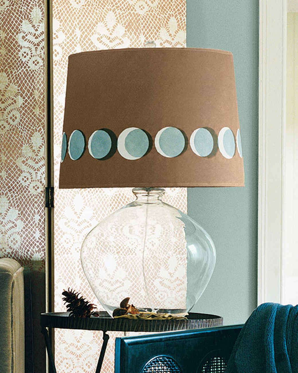 Stenciled Lampshade Martha Stewart Stenciled Lampshade