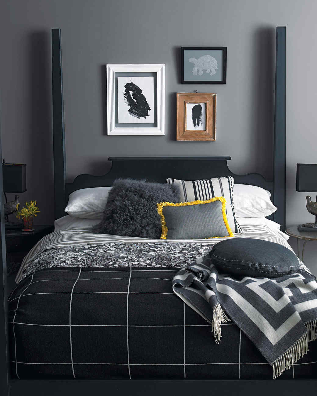 Dark Gray Bed