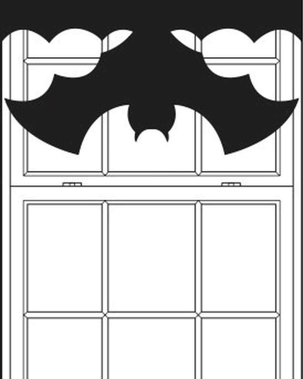 Bat Window Shades Martha Bat Curtain Template