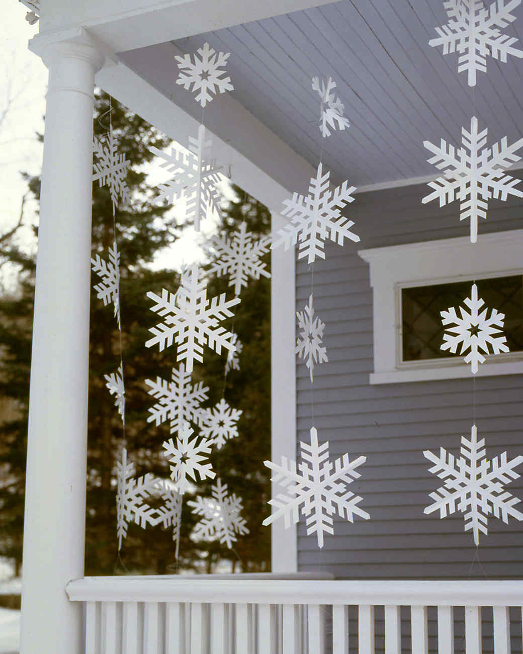 17 snowflake ornaments thatll guarantee a white christmas martha stewart - Snowflake Christmas Decorations 17 snowflake ornaments thatll guarantee a white christmas martha stewart - Snowflake Christmas Decorations