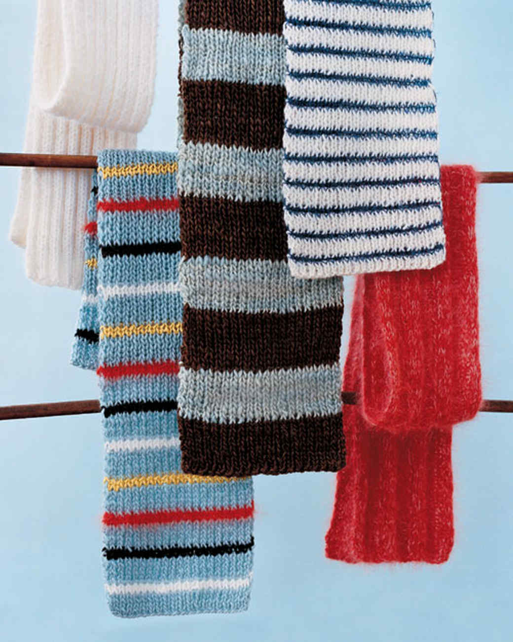 kids knitted scarves