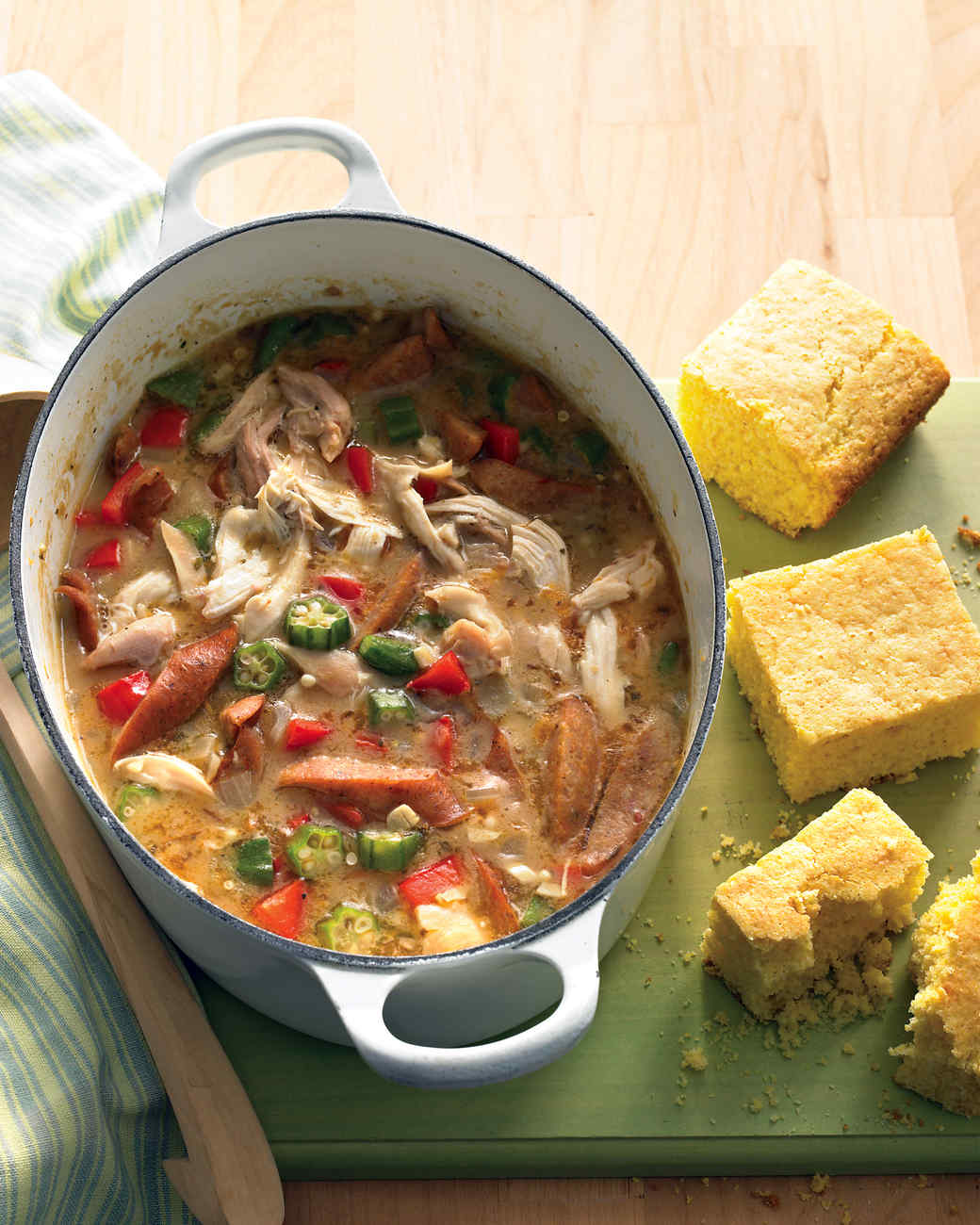 Half-Hour Chicken Gumbo Recipe | Martha Stewart