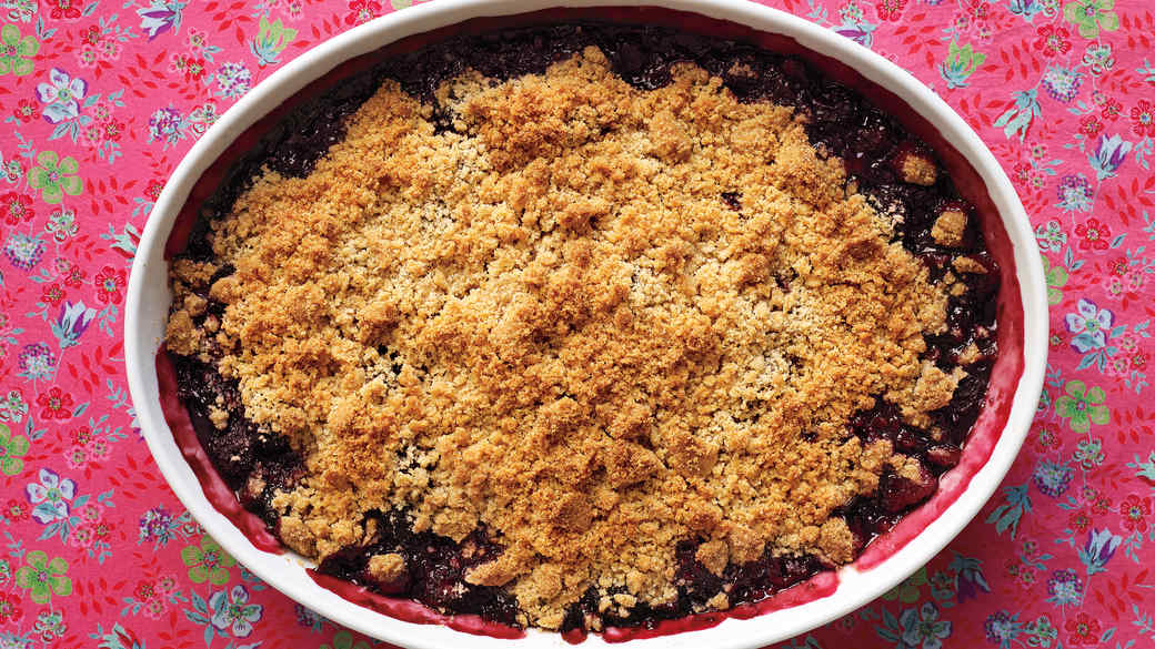 strawberry rhubarb crisp recipe martha stewart