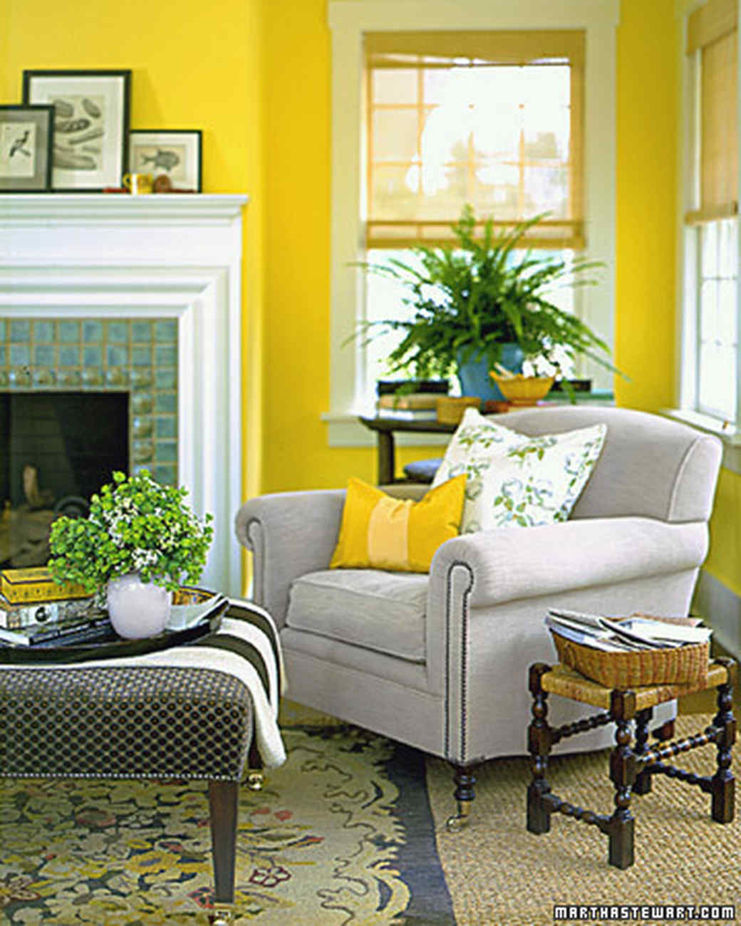 Yellow Rooms Martha Stewart