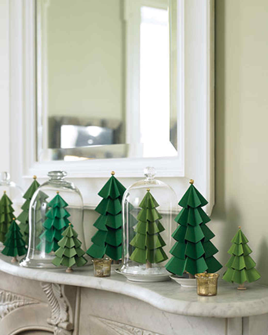 Paper Christmas Trees Martha Stewart