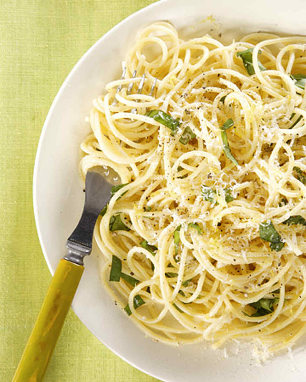 Spaghetti with Garlic and Chile Recipe & Video | Martha Stewart