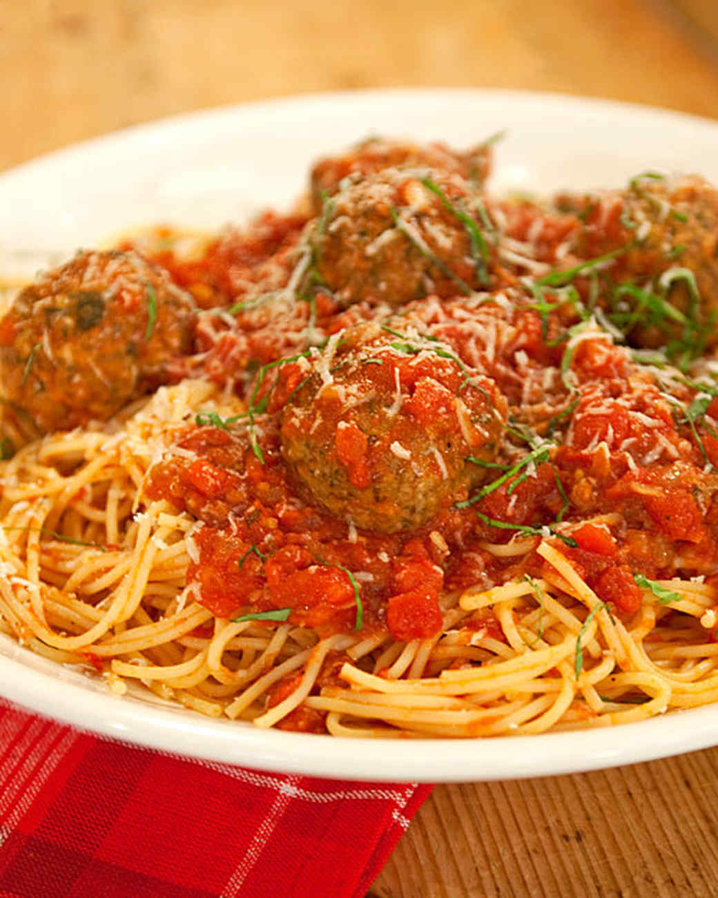 Grandma Maroni's Meatballs and Sauce Recipe & Video | Martha Stewart