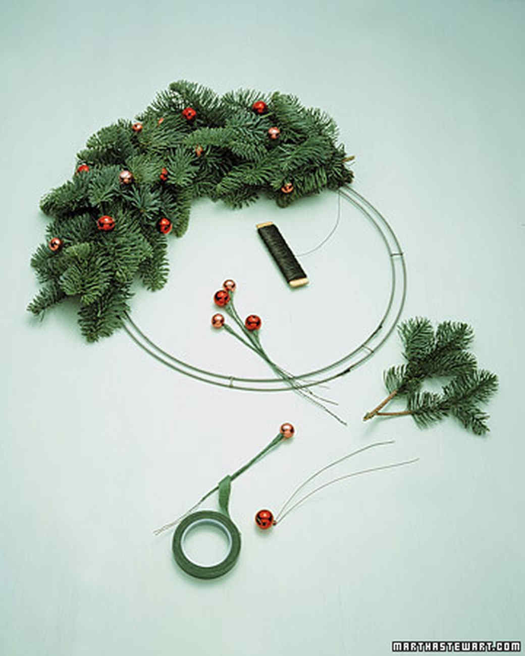 How To Make A Wreath Martha Making Wire Wreaths