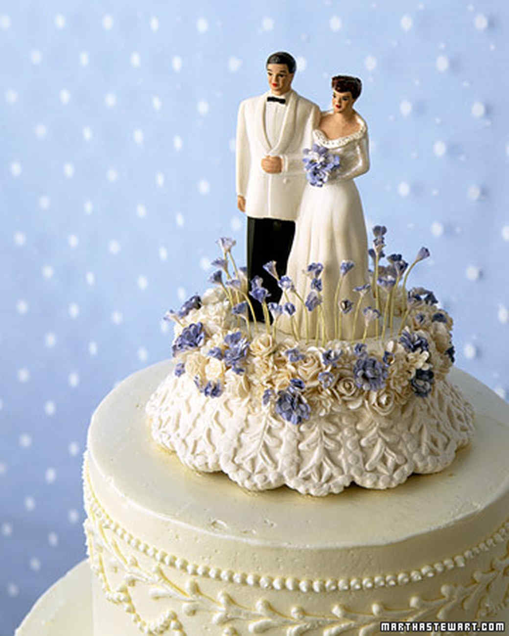 Cake Toppers Vintage Bride And Groom Martha Stewart