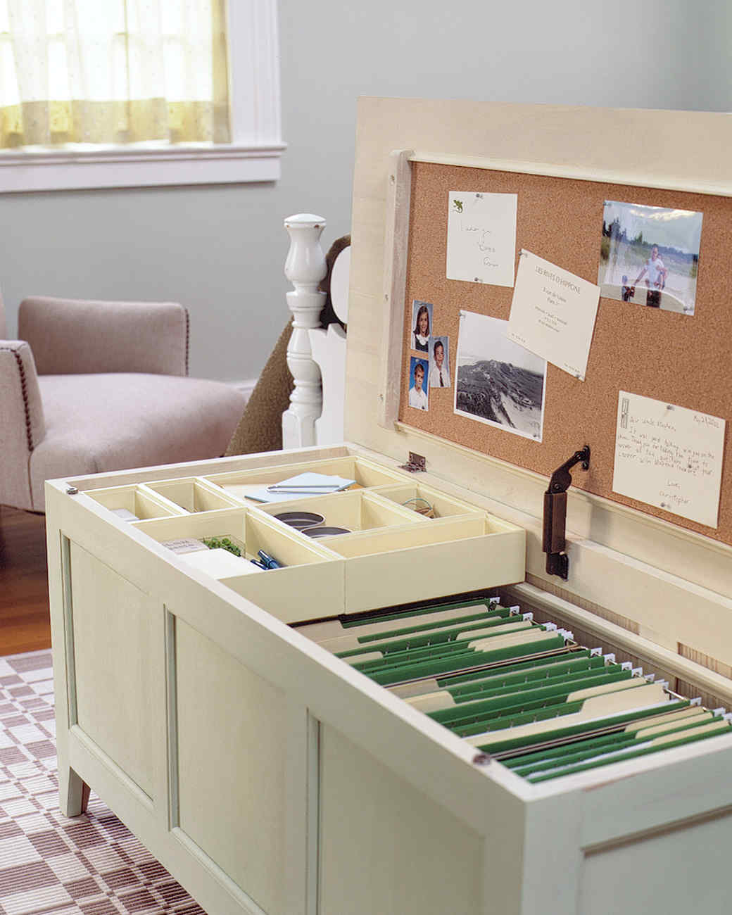 Mini Office In A Chest How To Martha Stewart