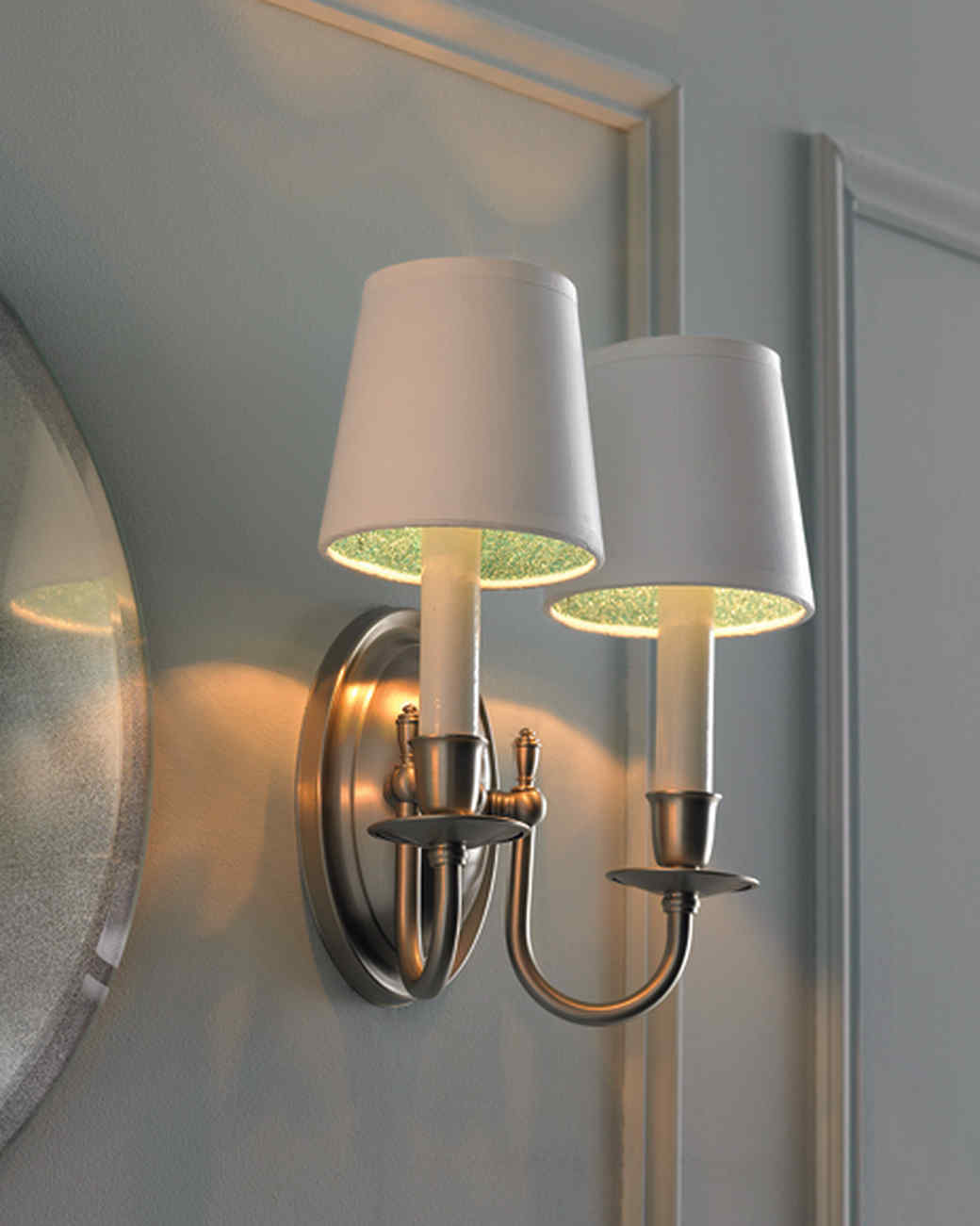 Sparkling Holiday Sconces Martha Stewart Sparkling Holiday Sconces