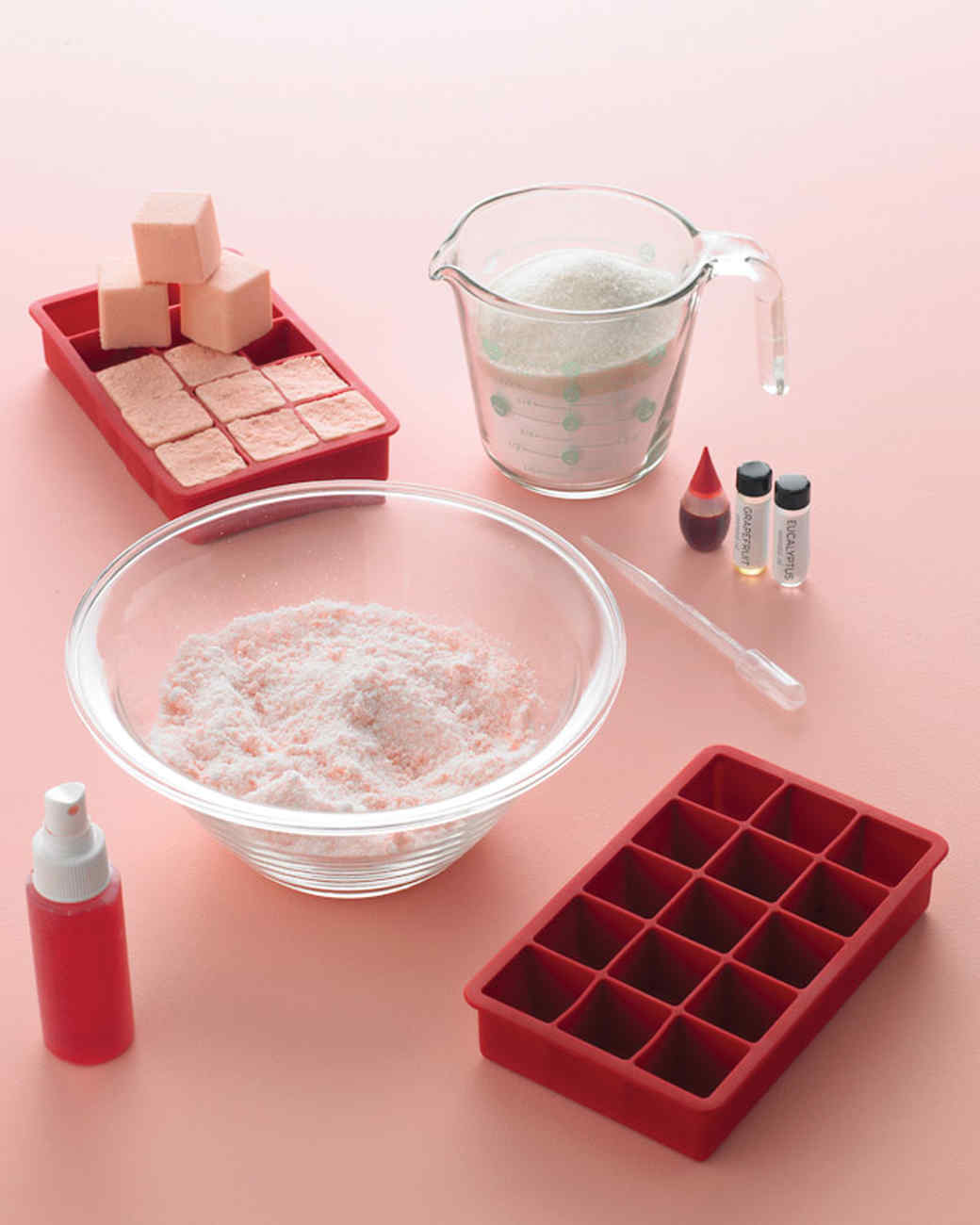 Bath Fizzies In A Jar Martha Stewart Introduction Ice Cube Trays