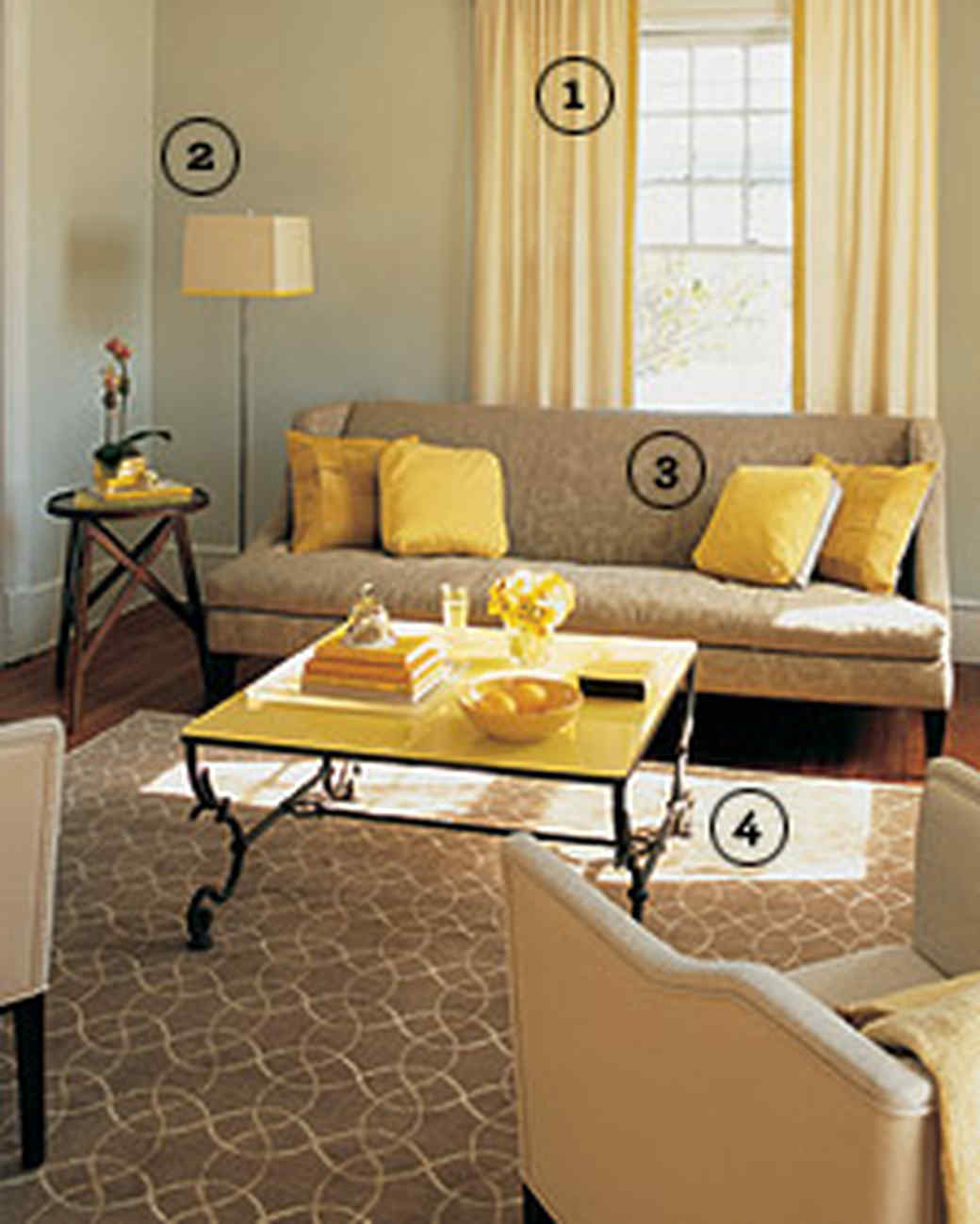 Yellow Rooms Martha Stewart