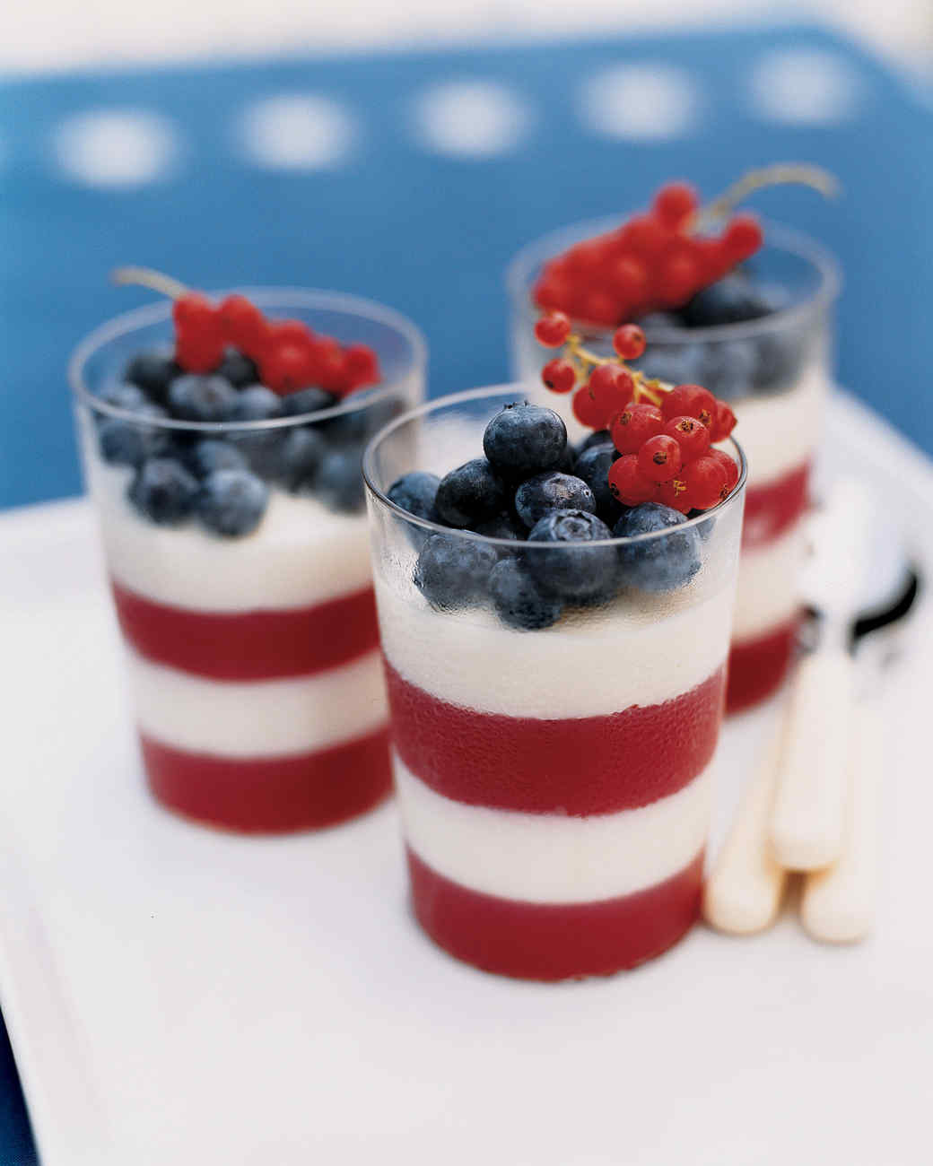 Most Pinned Red White And Blue Dessert Recipes Martha Stewart   Msl Jul06 Bbq Parfait Vert 