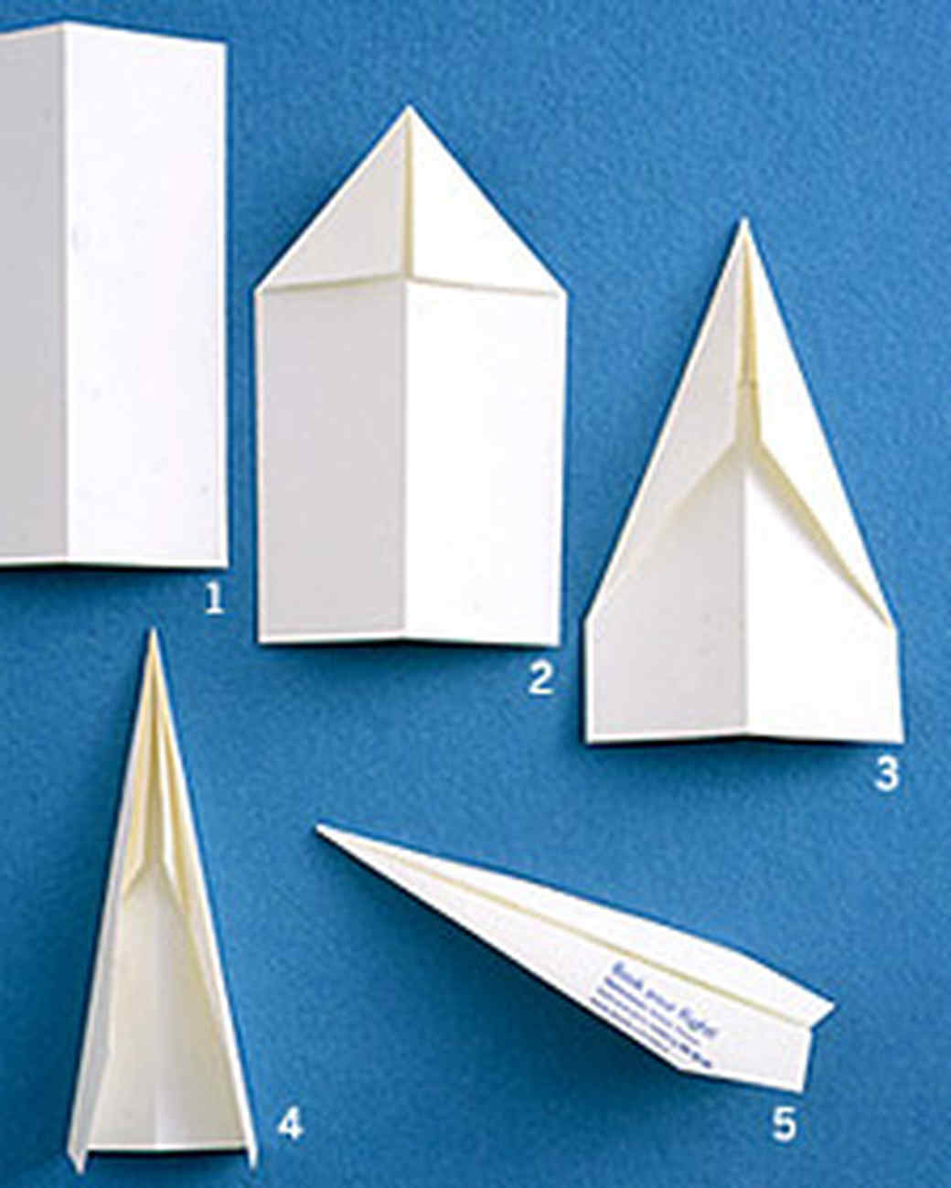 paper airplane how to martha stewart