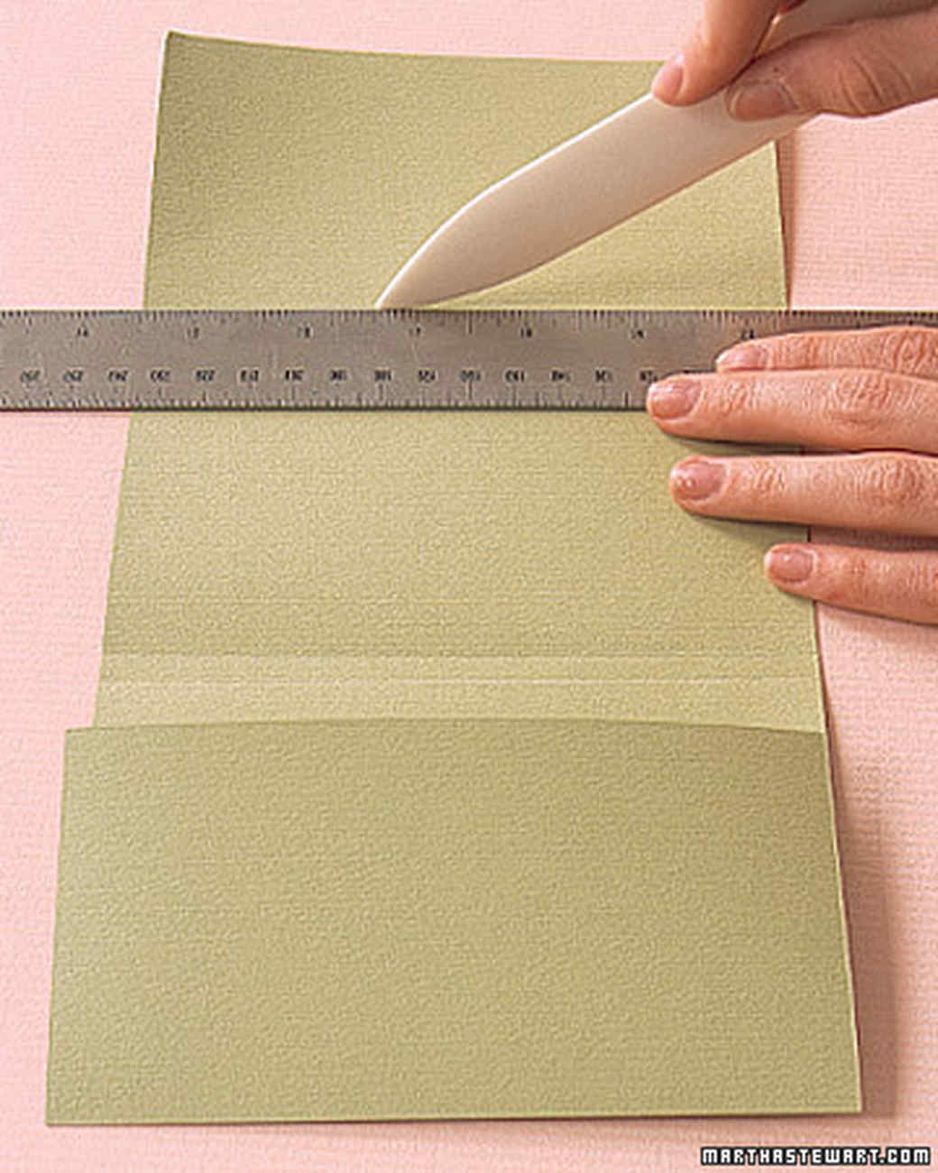 Envelope Books Paper Binding HowTo Martha Stewart