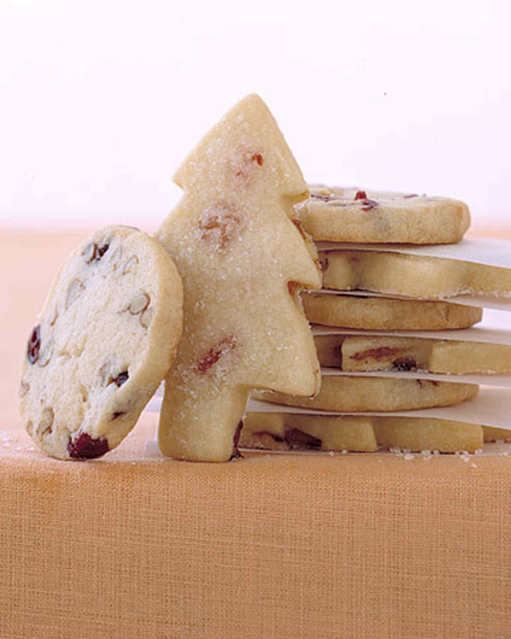 cranberry shortbread cookies martha stewart