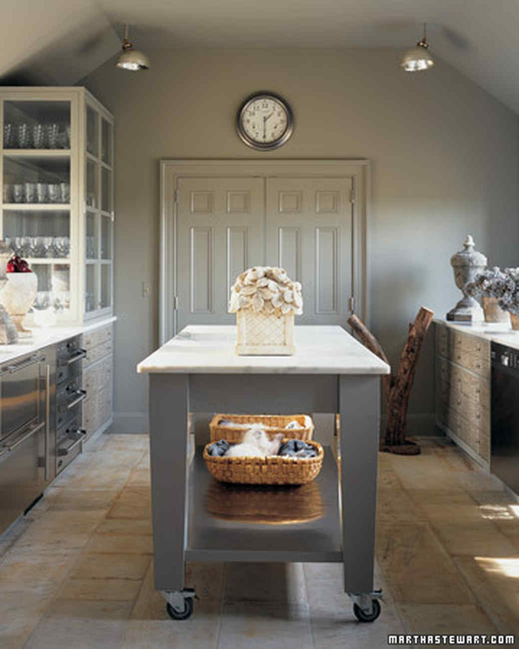 Martha's Bedford Farmhouse Kitchen | Martha Stewart