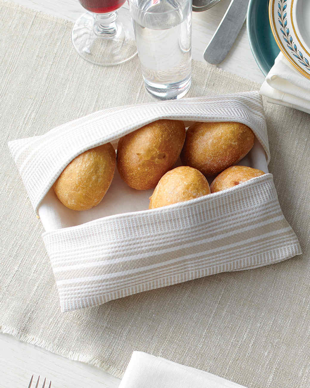 Cloth Napkin Bread Basket Martha Stewart