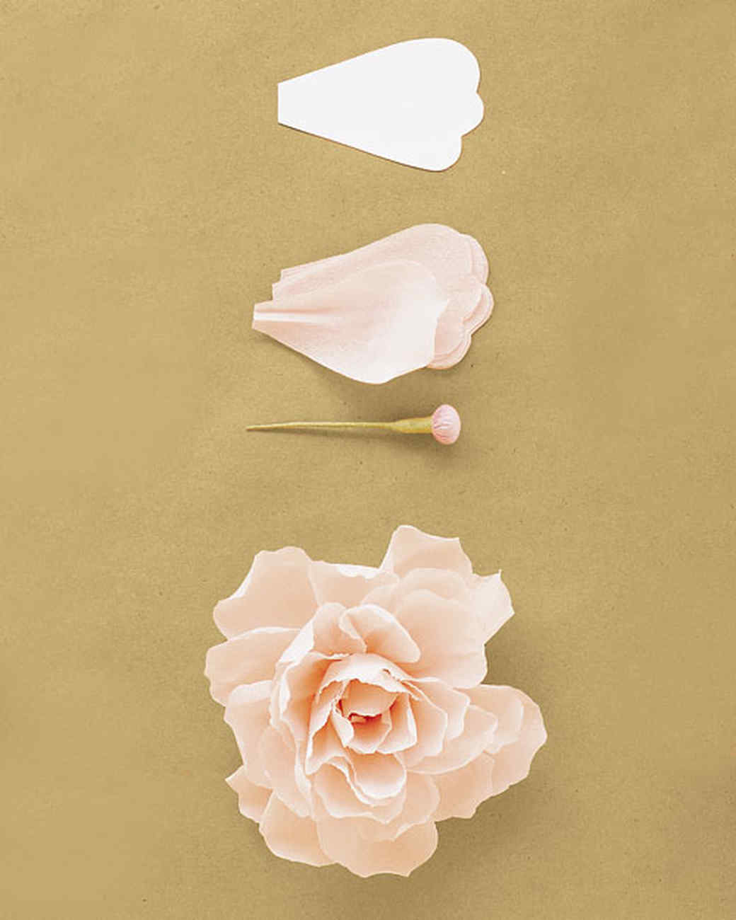 Crepe Paper Flower Templates