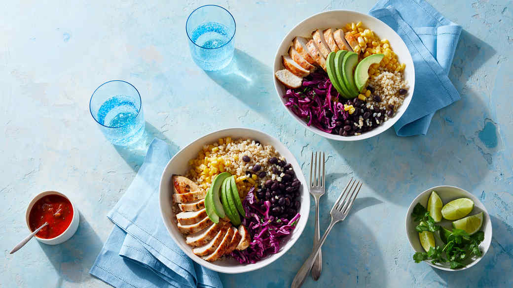 Healthy Chicken Burrito Bowl Healthy Chicken Burrito Bowl