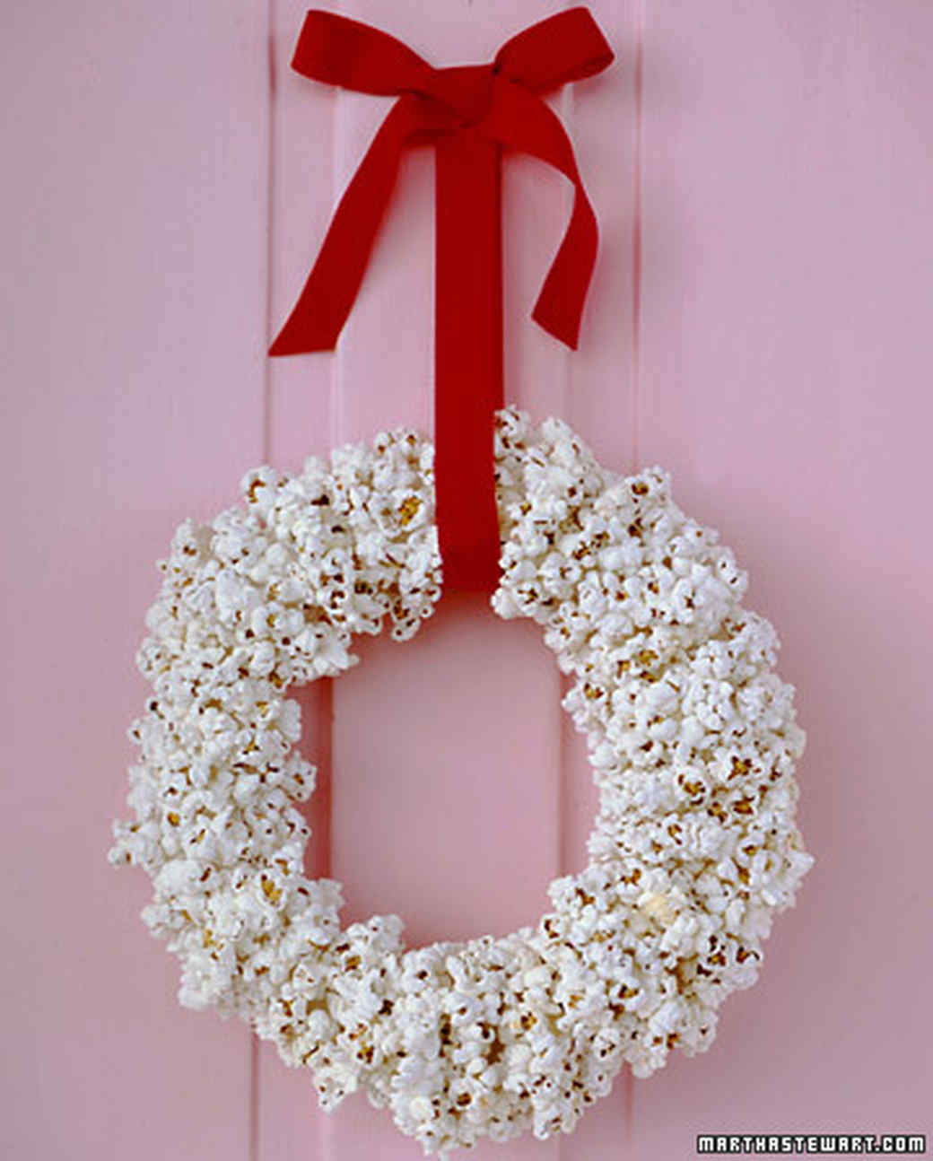 popcorn wreath martha stewart christmas tree video loop