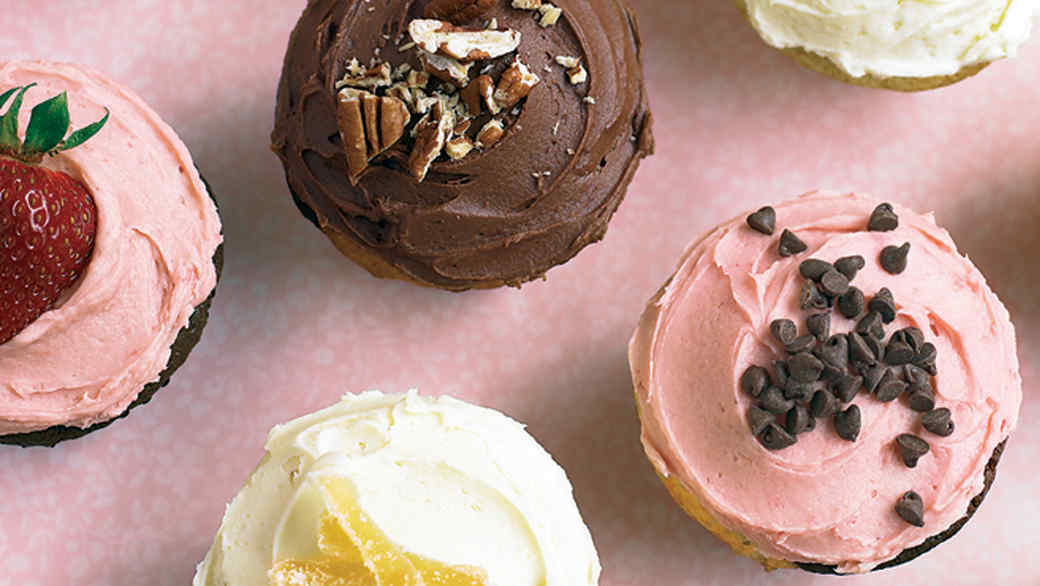 cupcakes three ways
