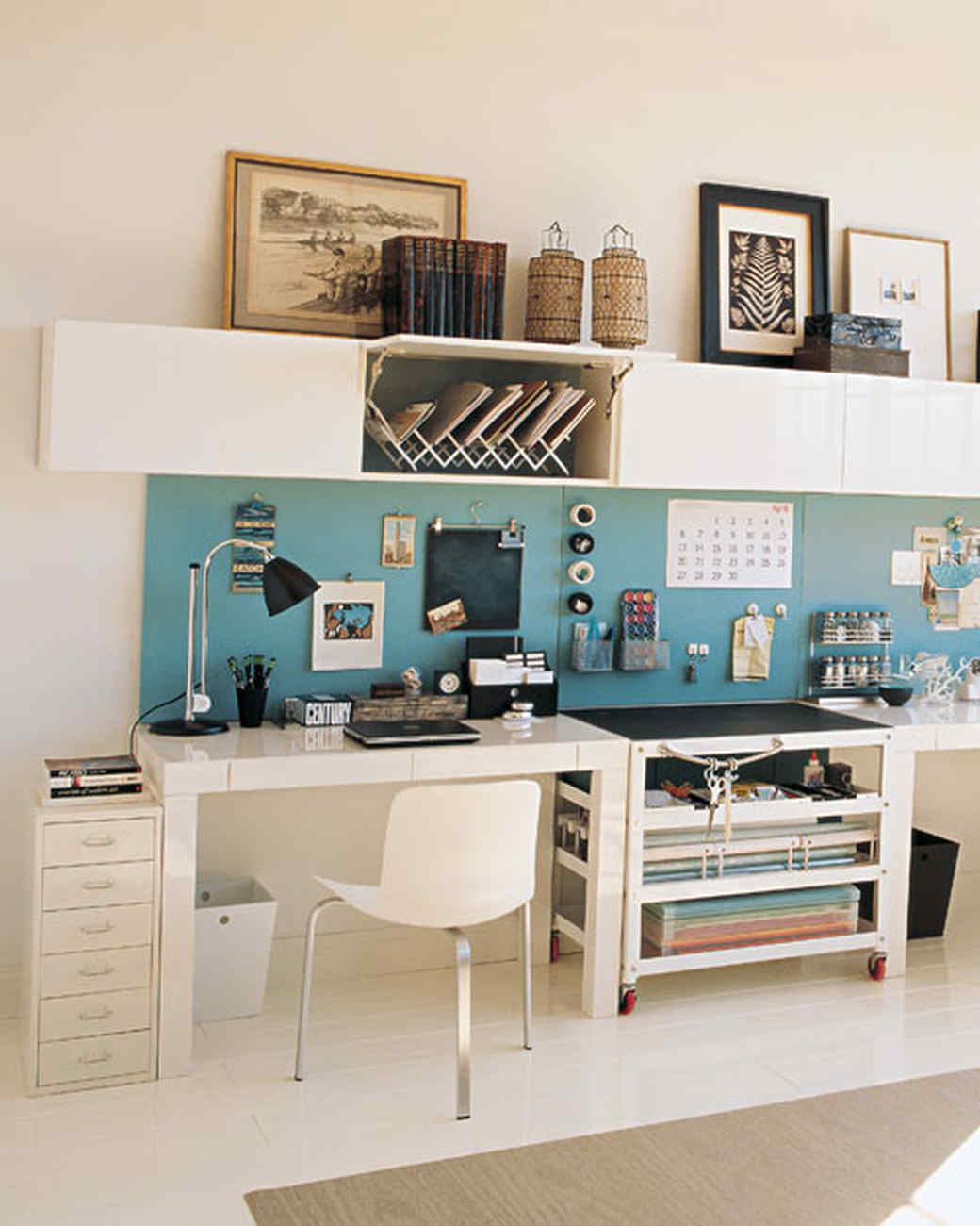 Clever Office Shared Space Martha Stewart