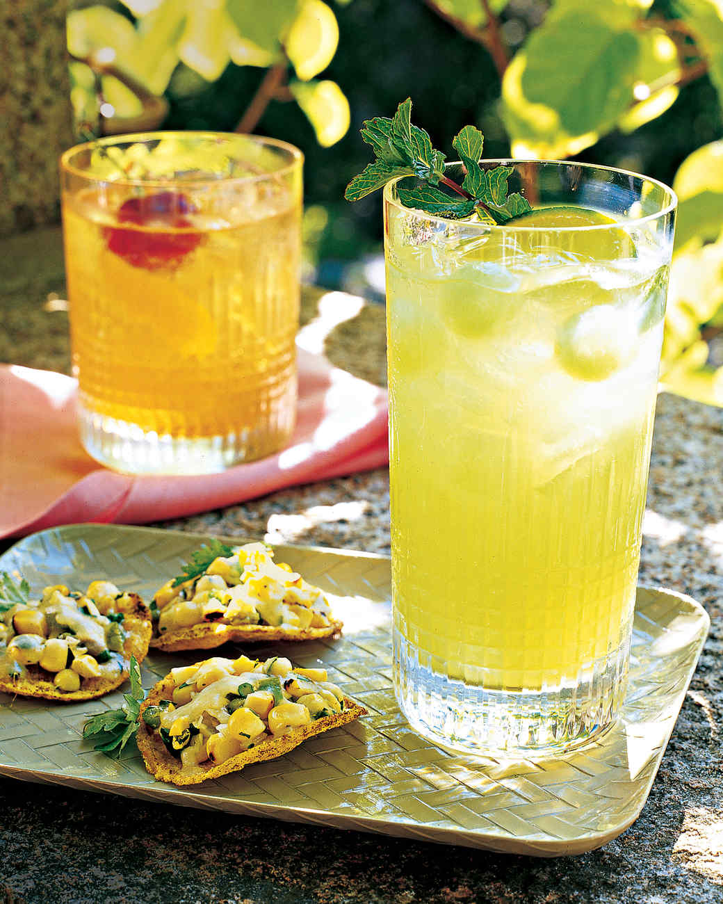 Outdoor Party Drinks and Appetizers Martha Stewart