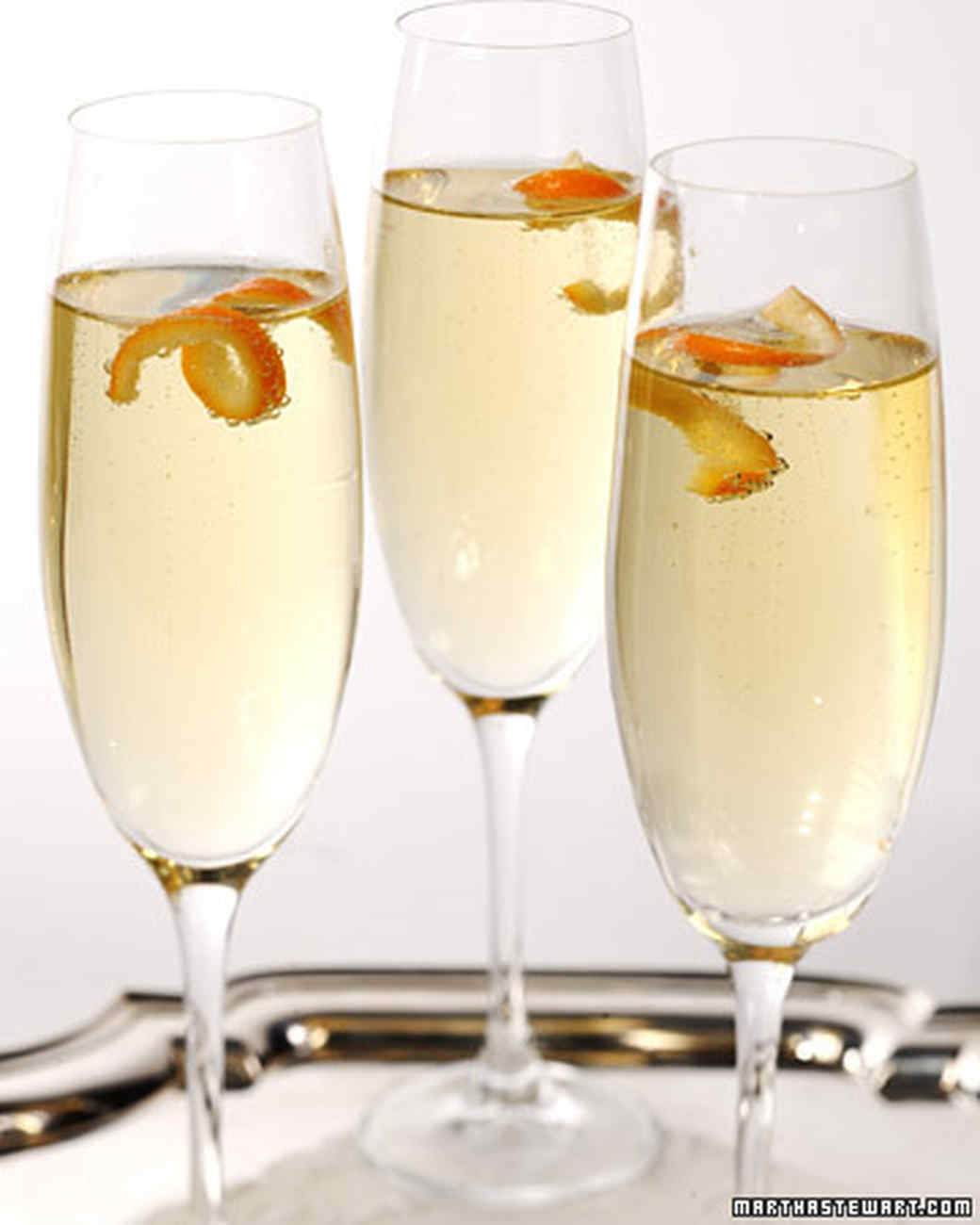 Holiday Champagne Cocktails | Martha Stewart