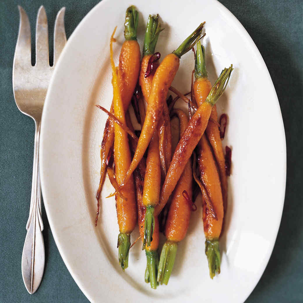 glazed carrots and ginger