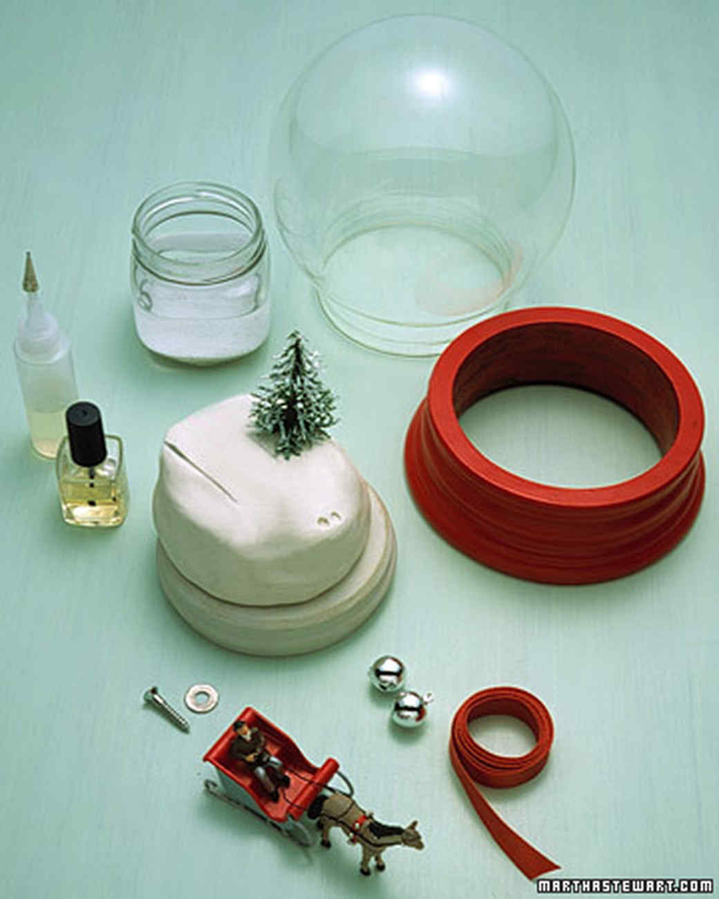 SleighRide Snow Globe Martha Stewart