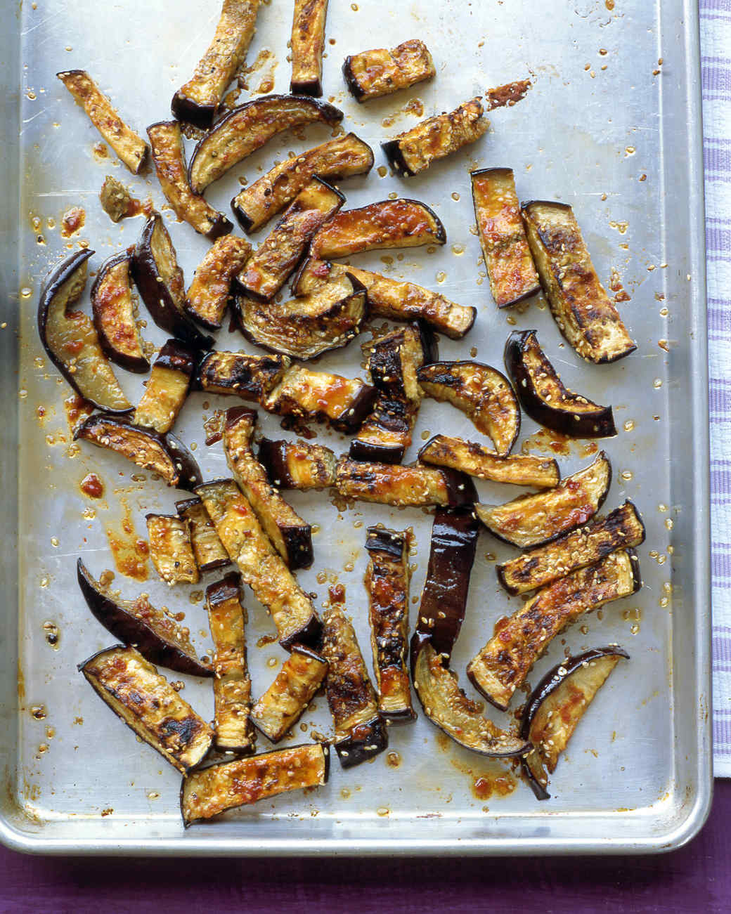 Spicy Sesame Eggplant Recipe | Martha Stewart