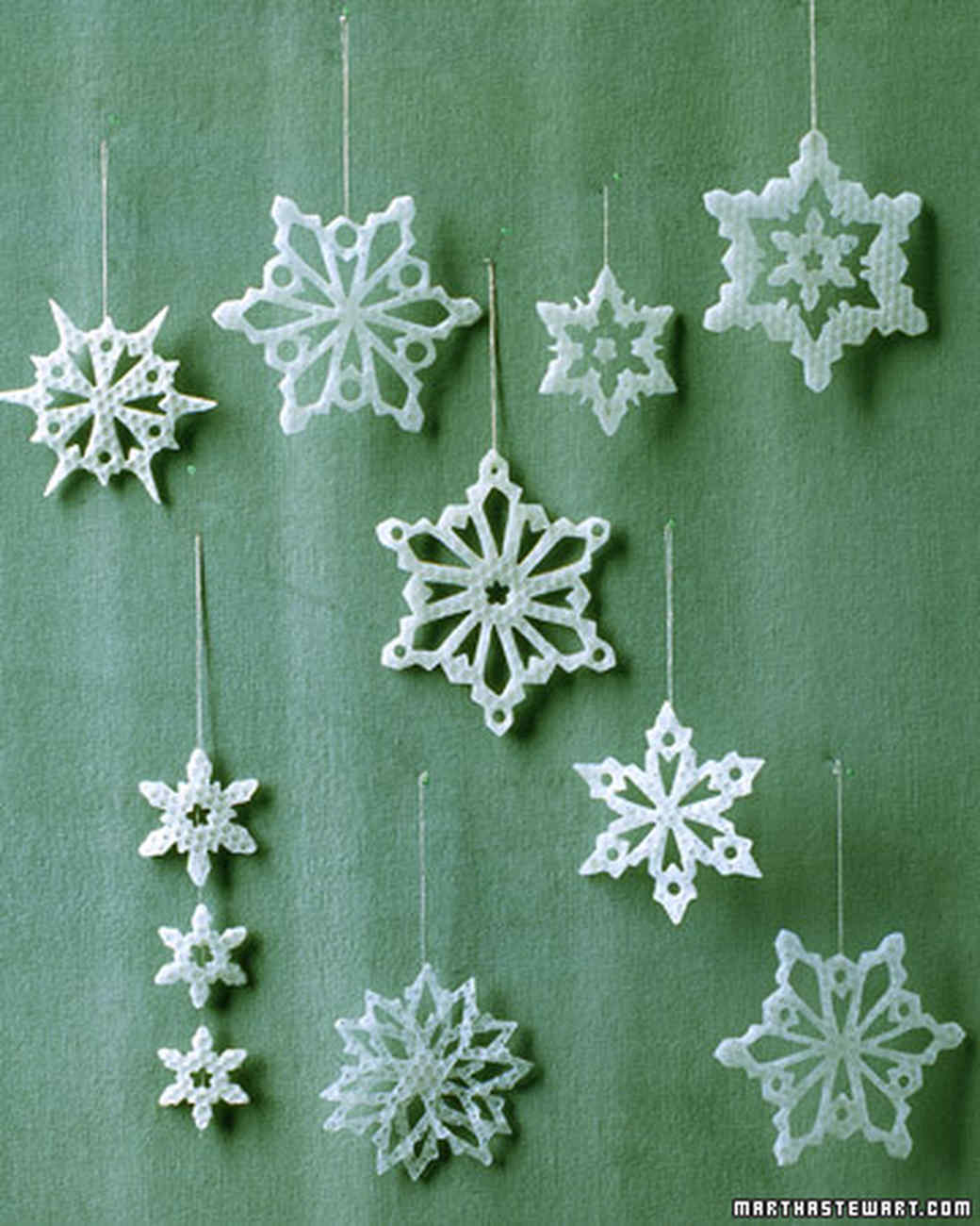 17 Snowflake Ornaments That'll Guarantee a White Christmas Martha Stewart