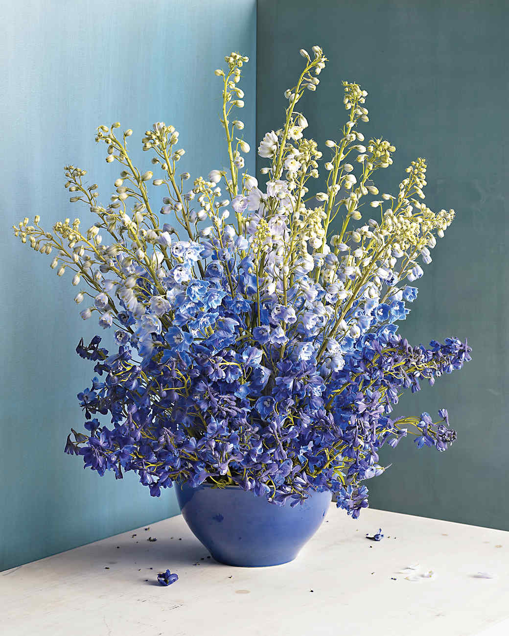 purple flower arrangements martha stewart