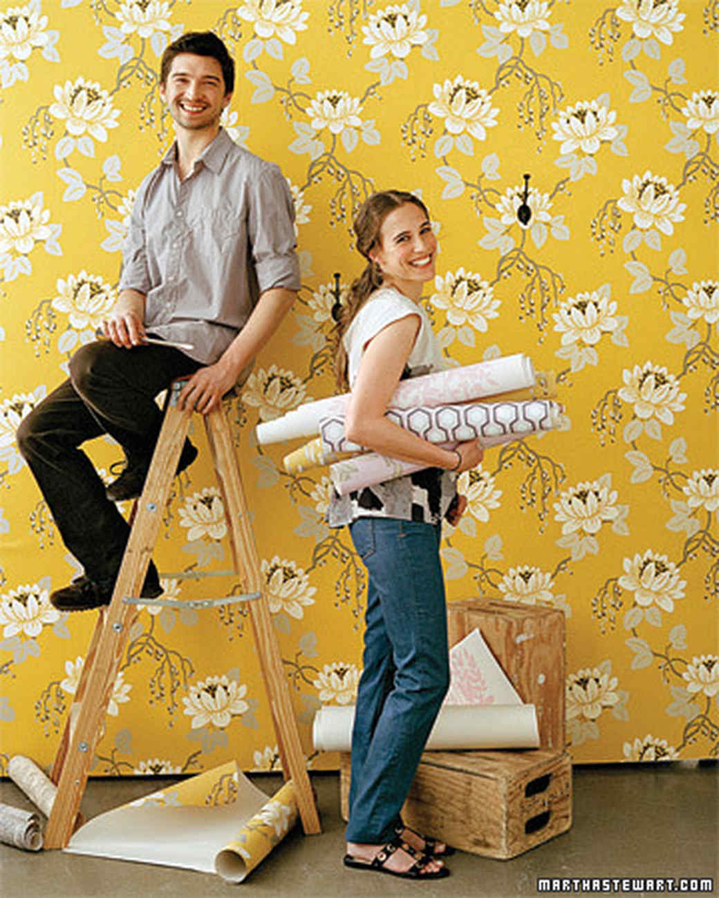 Installing Wallpaper | Martha Stewart