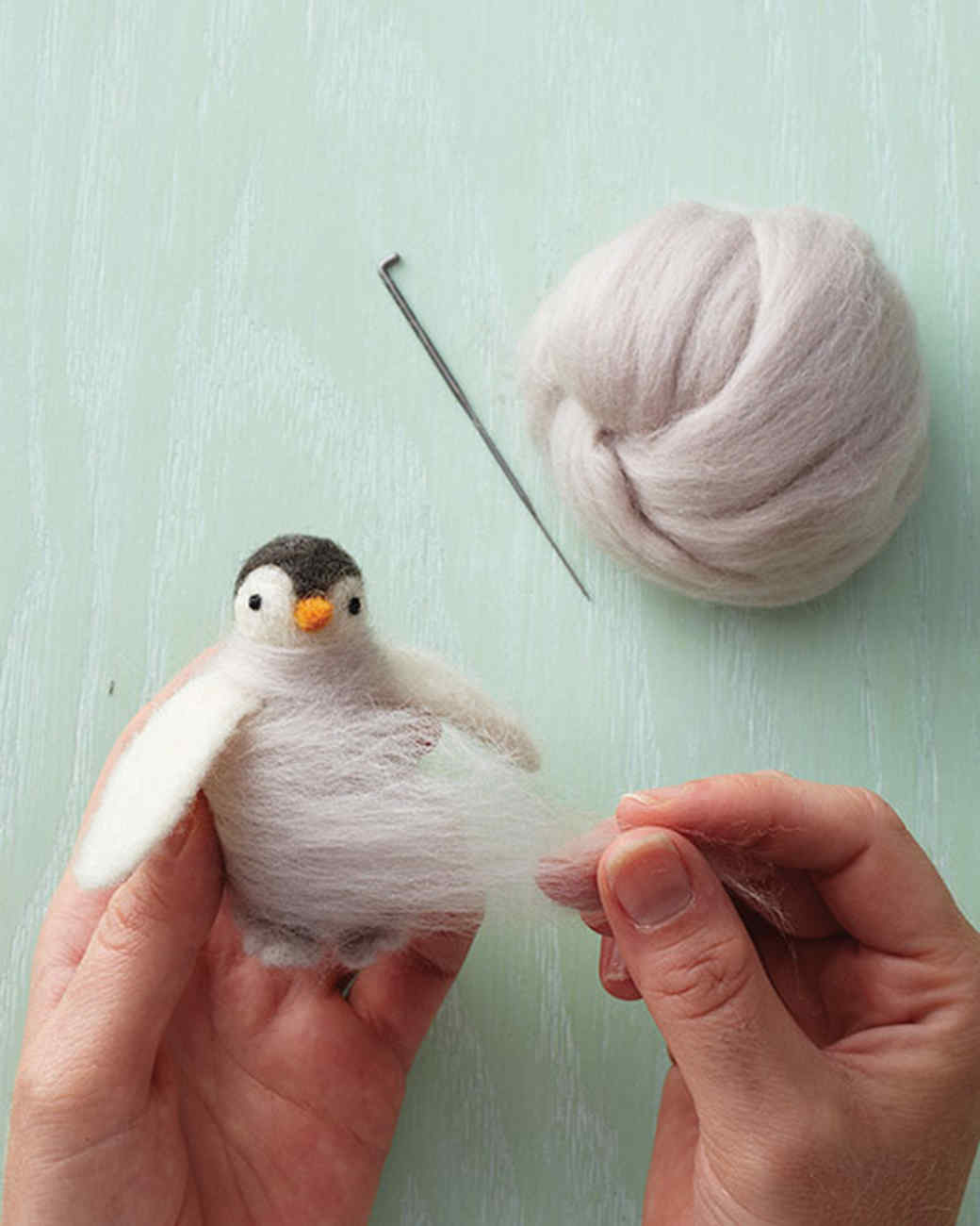 How to Make a Needle-Felted Penguin | Martha Stewart