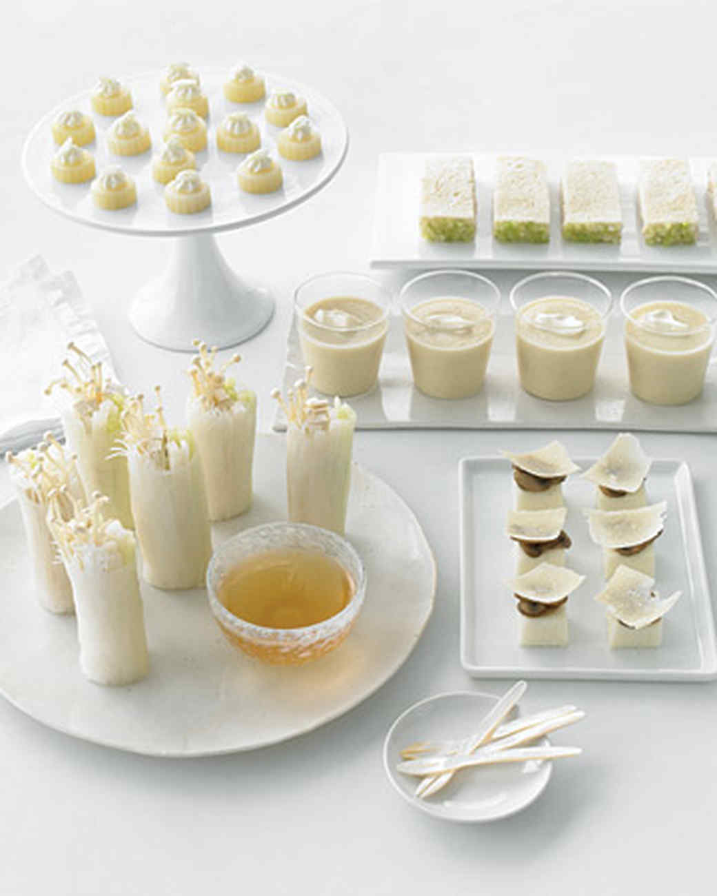 Nine Staples for a White Party Martha Stewart
