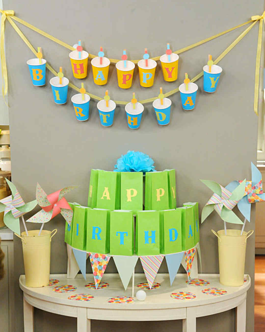  Party  Cup Garland and Game Video Martha Stewart